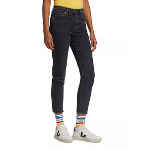 $395 Women's Levi's Redone 90s High Rise Ankle Crop Distressed Jeans 26 NEW